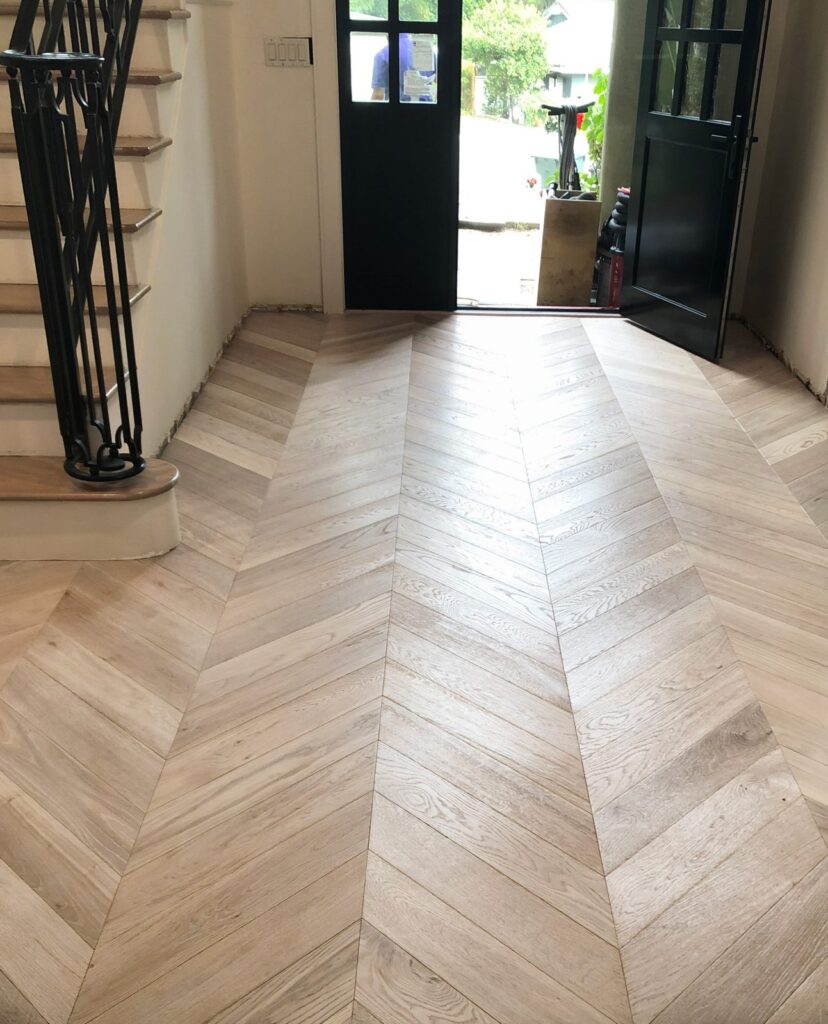 Chevron Floor Pattern