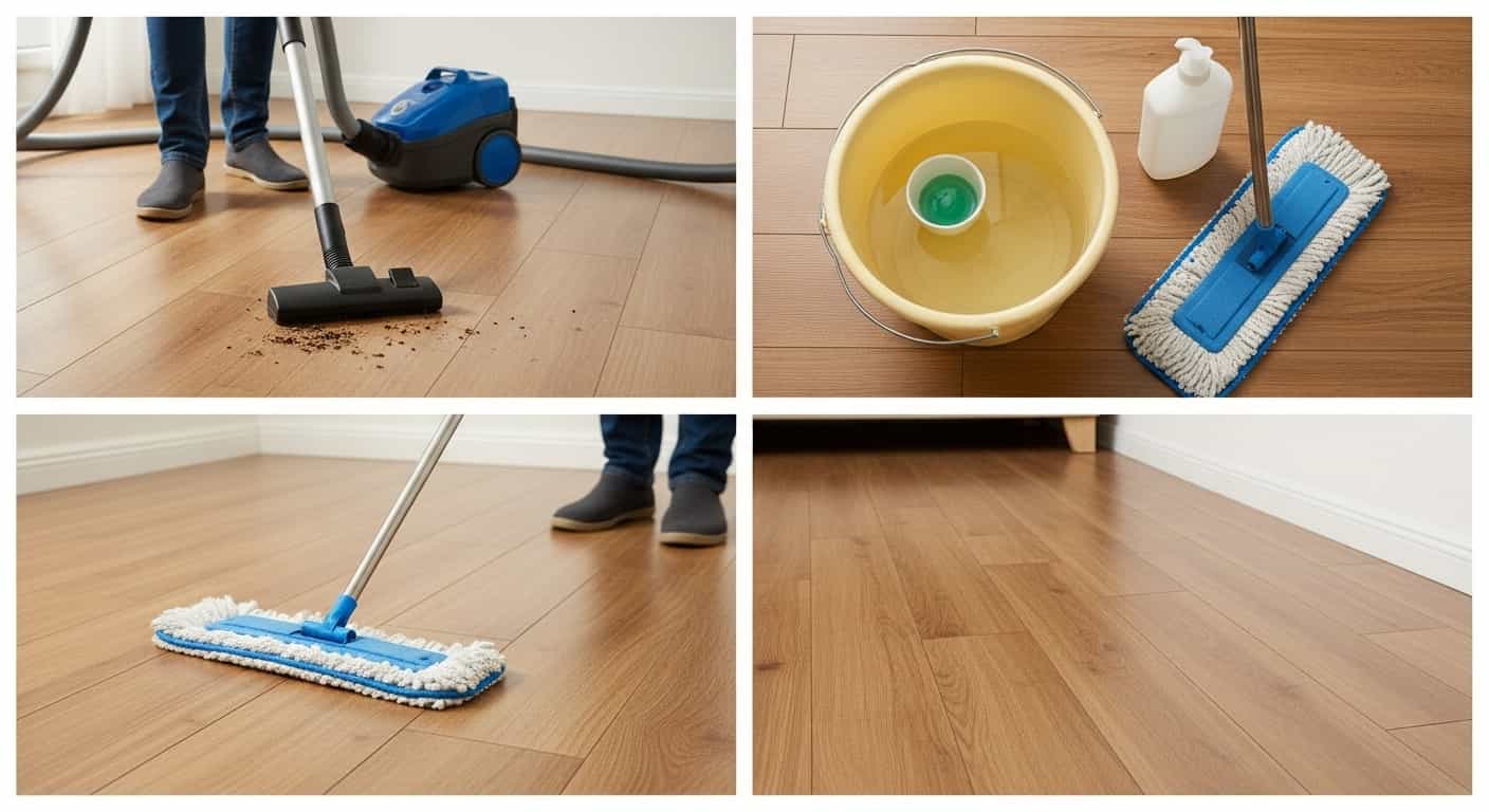 how to clean lvp floors