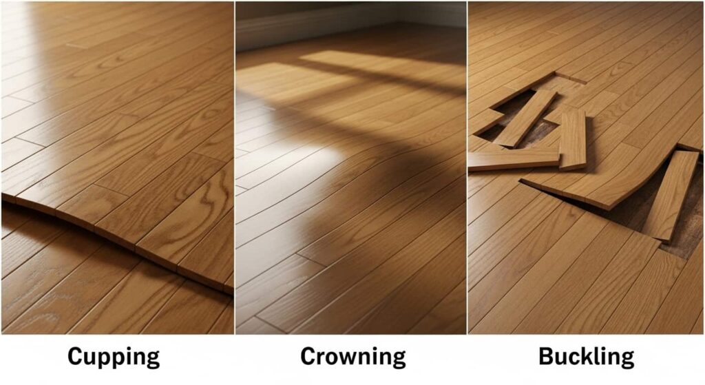 Fix Cupping, Crowning, and Buckling in Hardwood Floors