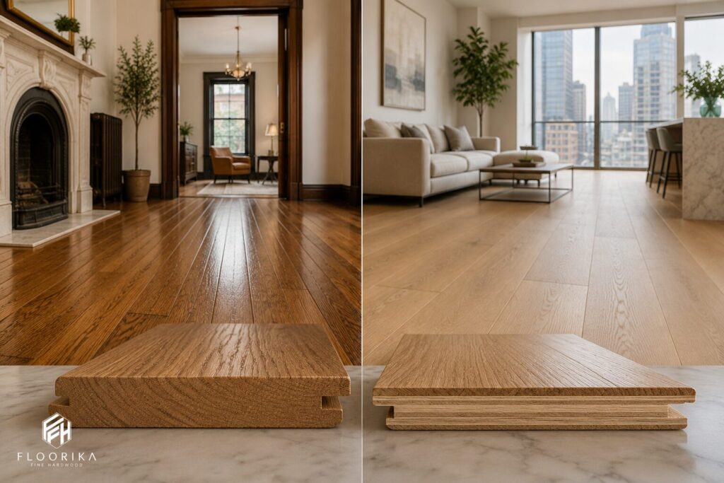 Engineered vs Solid Hardwood Flooring