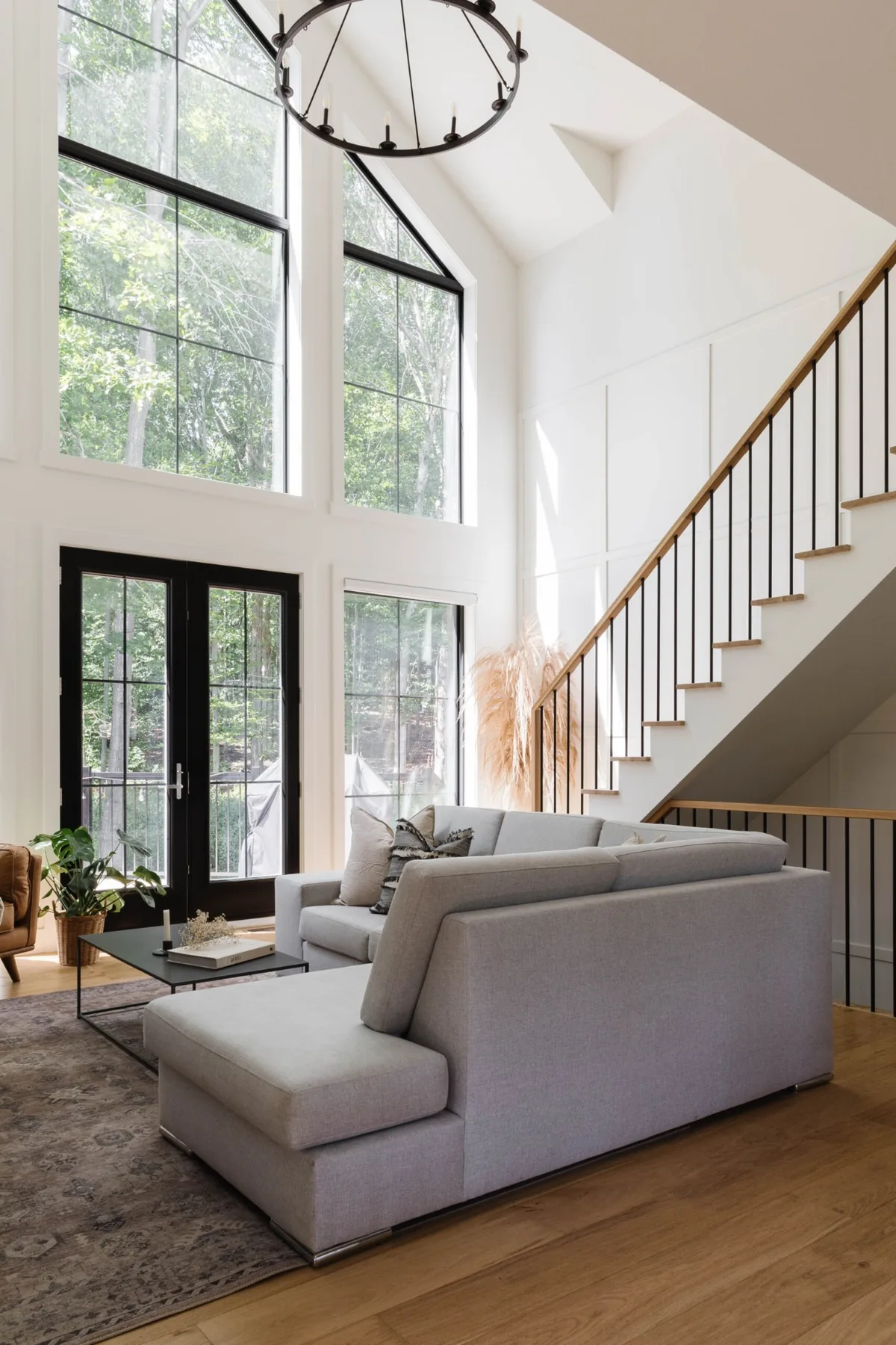 Wide Plank European White Oak installed interior 9