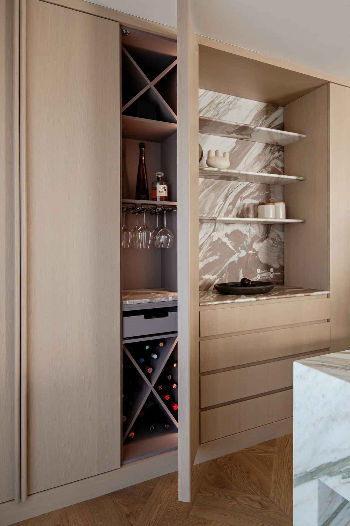 Wide Plank European White Oak installed interior 13